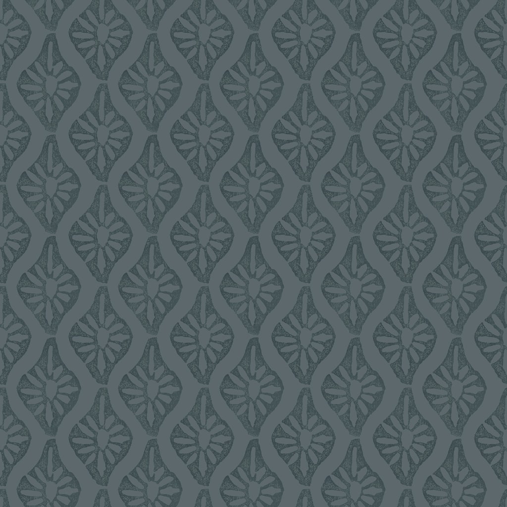 Chris Loves Julia x NuWallpaper Nova Blue Smoke Peel and Stick Wallpaper