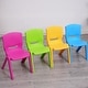 preview thumbnail 4 of 3, Kids Chair,Children Lightweight Plastic 4 Chairs Set with 11.8" H Seat for Playrooms,Preschool,Toddlers (Enlarge Size)