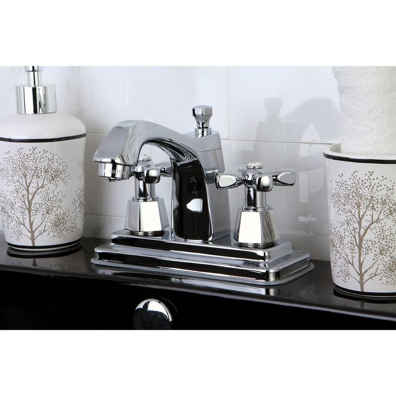Kingston Brass 1.2 GPM Centerset Bathroom Faucet with Pop-Up Drain