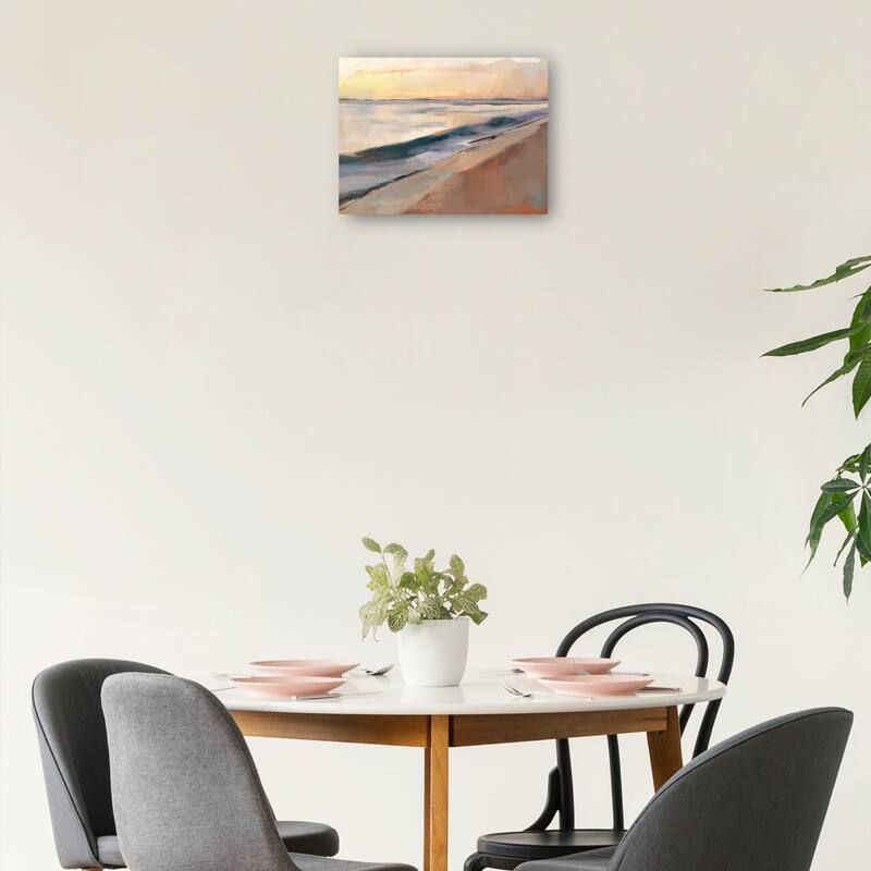 Tidal Glow By Studio Arts Canvas Art Print