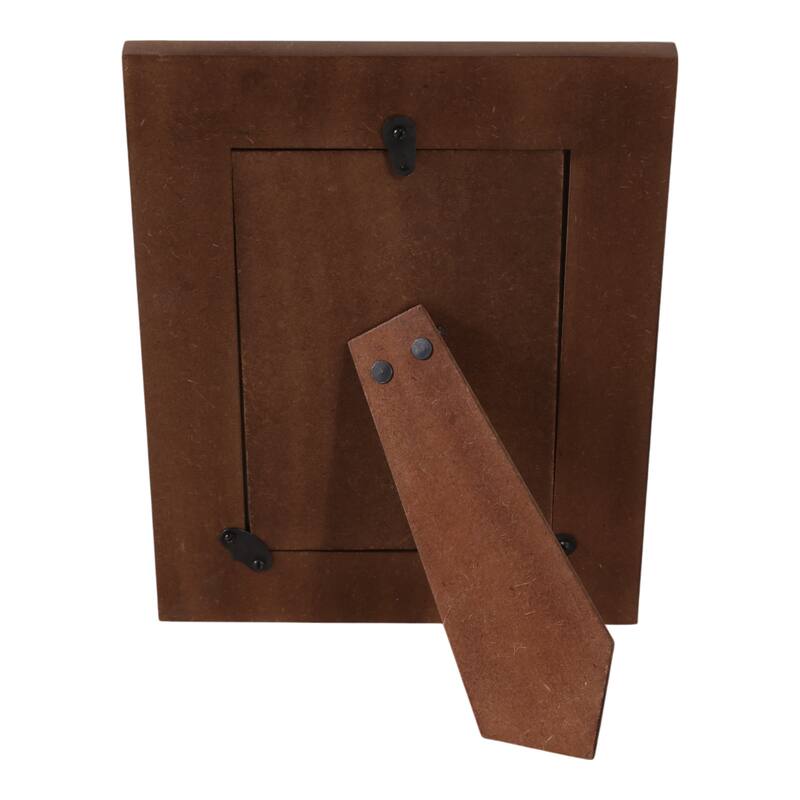 Resin Herringbone 2-Tone Photo Frame - Ivory