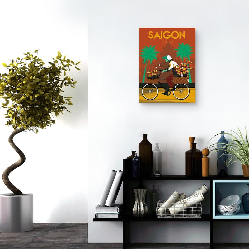 Saigon Canvas Art Print