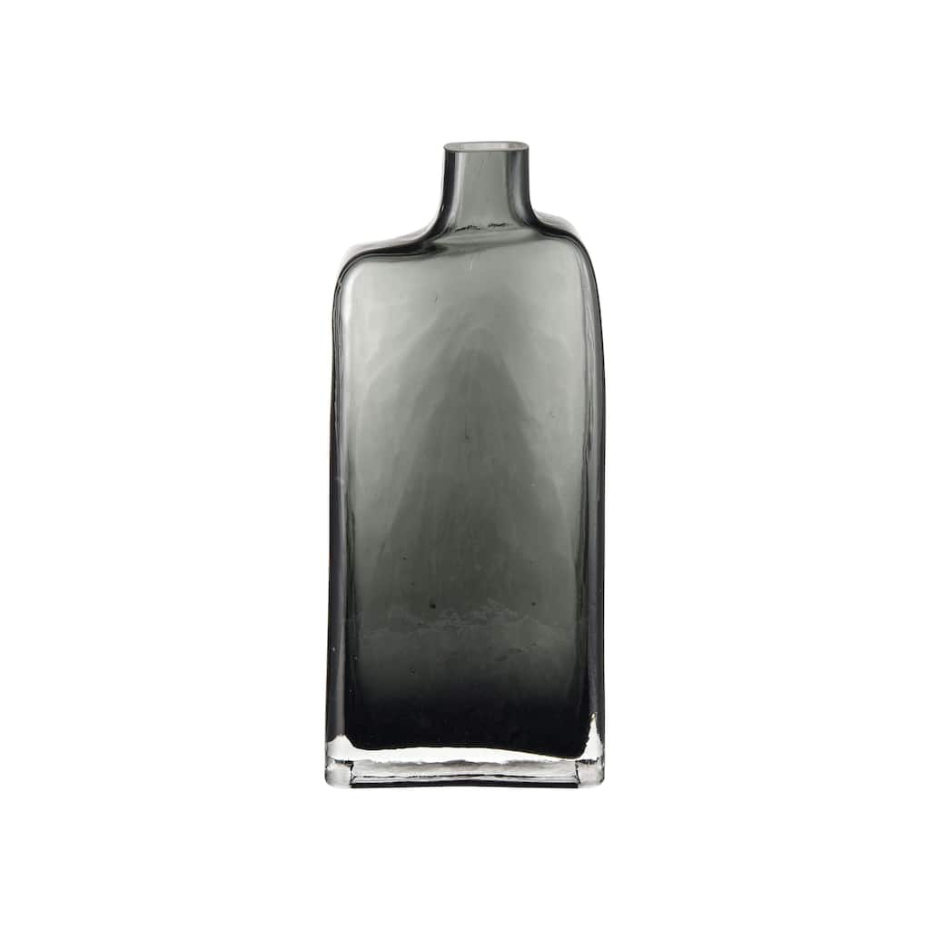 Atlas Sellen Smoky Glass Bottle Vase