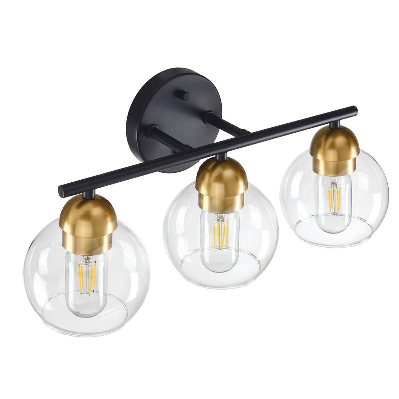 3-Light Bathroom Light Fixtures Over Mirror
