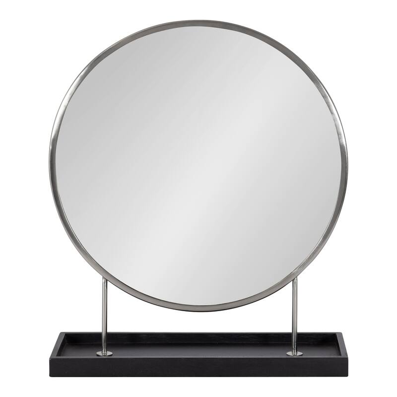 Kate and Laurel Maxfield Round Tabletop Mirror
