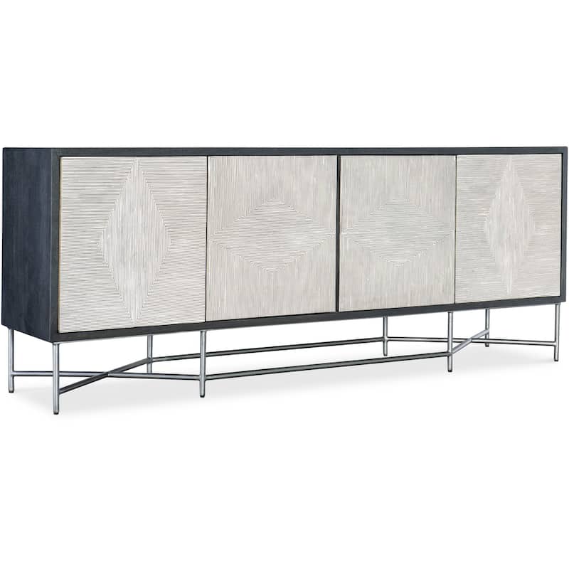 Hooker Furniture 7228-85078-99 Fine Lines 80" Wide Mango Accent - Black
