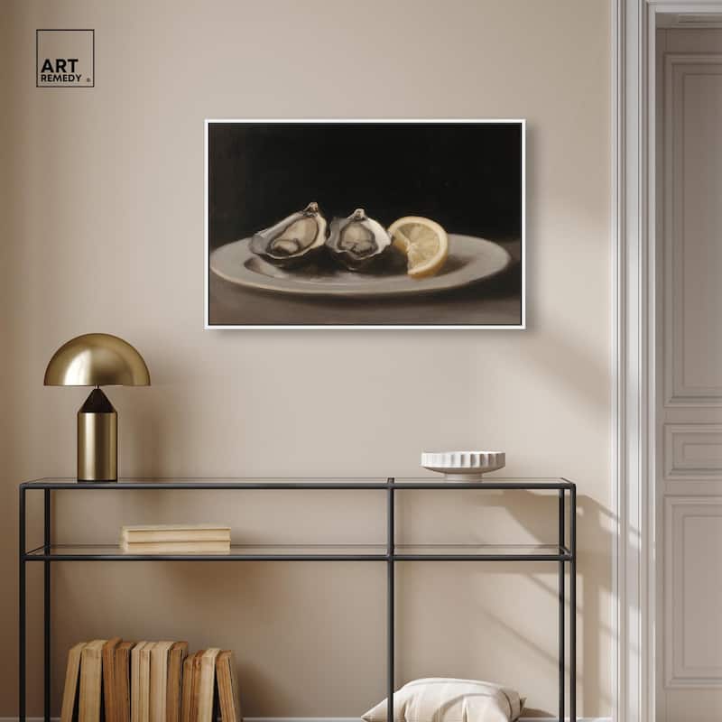 Manet's Oysters Canvas by Art Remedy