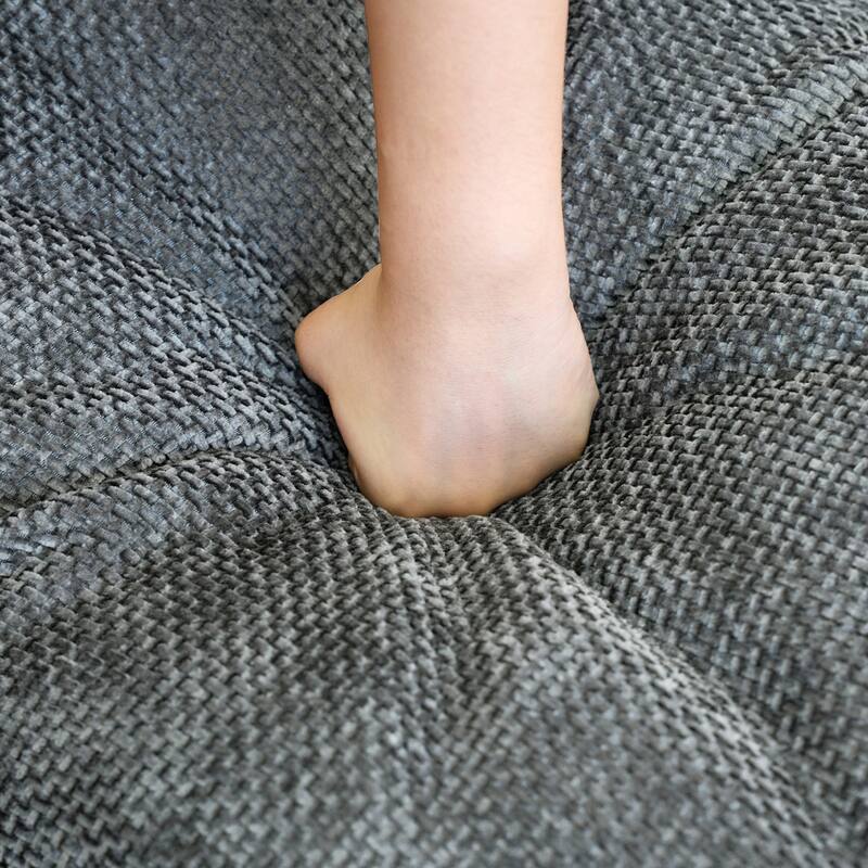 Sofa 110-in Casual Gray 4 -seater Reclining Sectional - 8' x 10'