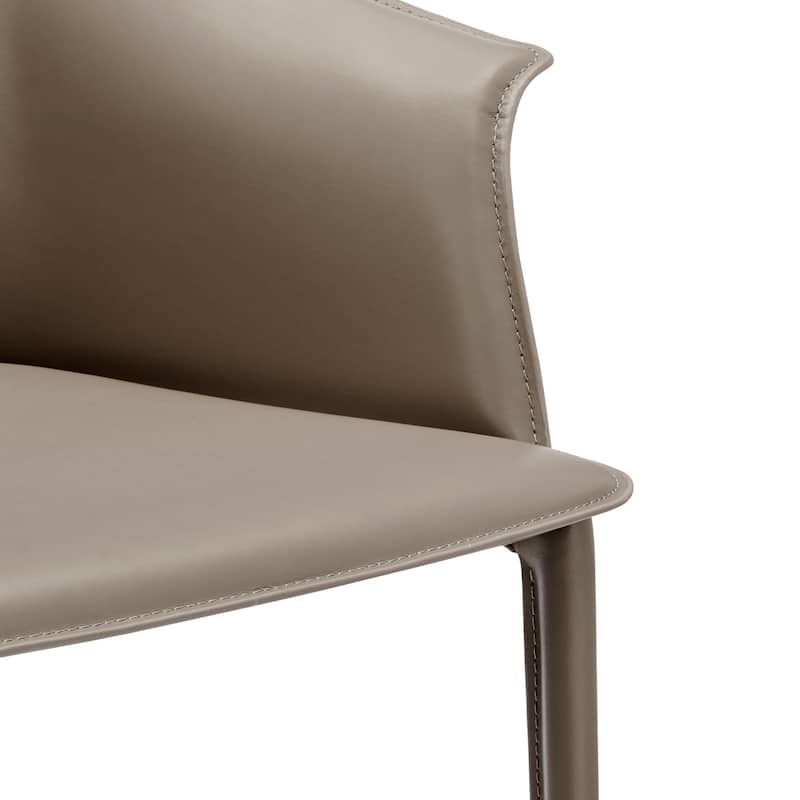 NPD Furniture Callie Recycled Leather Dining Arm Chair
