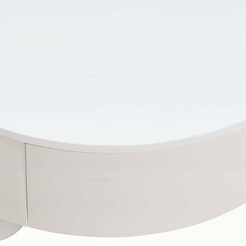 Modern Nesting Coffee Table Set of 2 with Storage,for Living Room