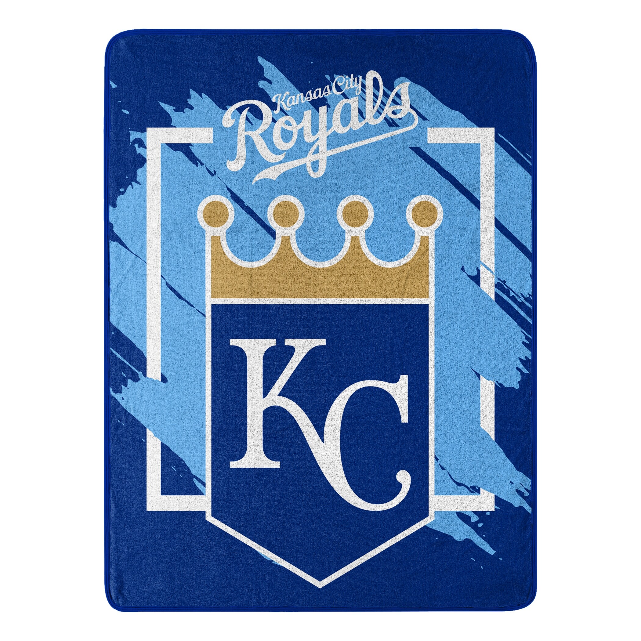 MLB 059 Dimensional- Royals Micro Raschel Throw - Bed Bath