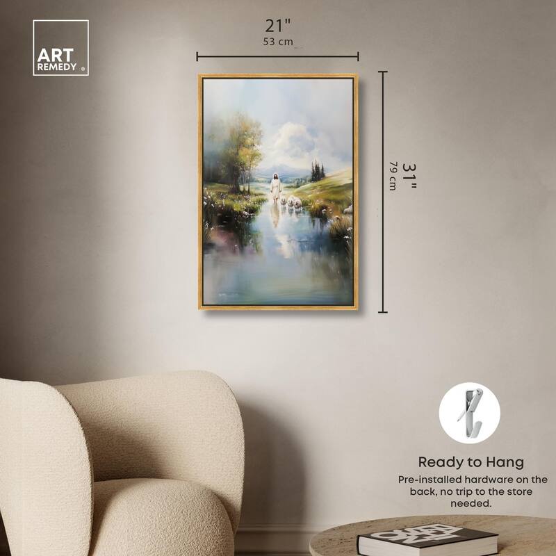 Caretaker's Calm Crossing II Canvas by Art Remedy