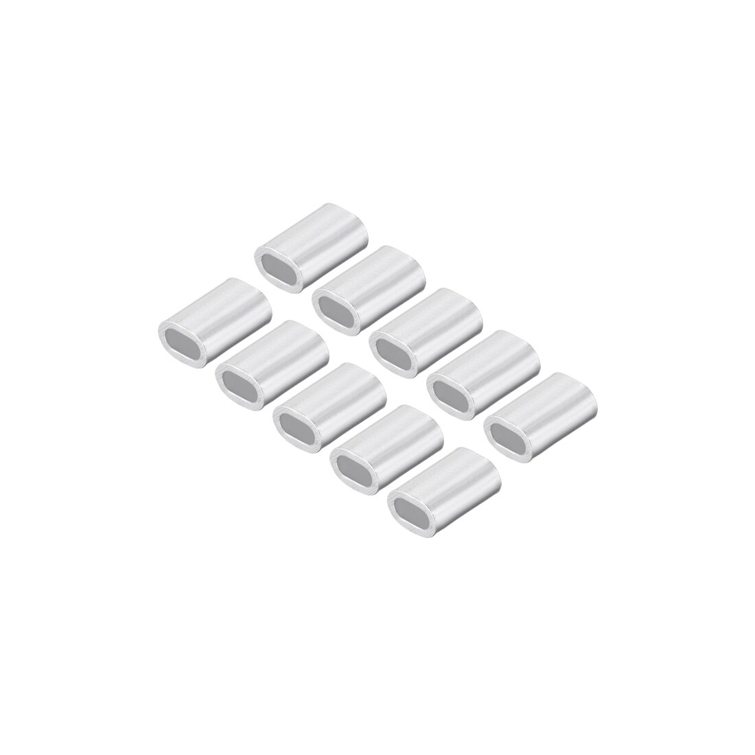 10 x 7mm Aluminium Wire Rope Ferrules