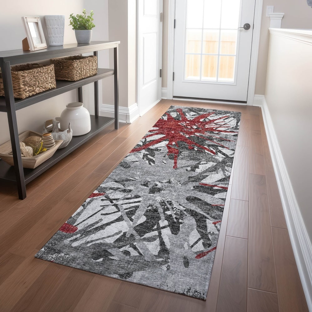 Premium Washable Super Soft Abstract Starburst Mayfield Rug
