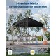 preview thumbnail 11 of 23, 10x10FT Canopy Replacement Top, Waterproof UV Resistant Tent Cover with Air Vent White