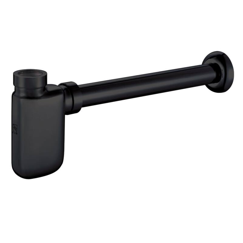 Kingston Brass DD840 Trimscape 1-1/4" Oval Bottle Trap - Matte Black