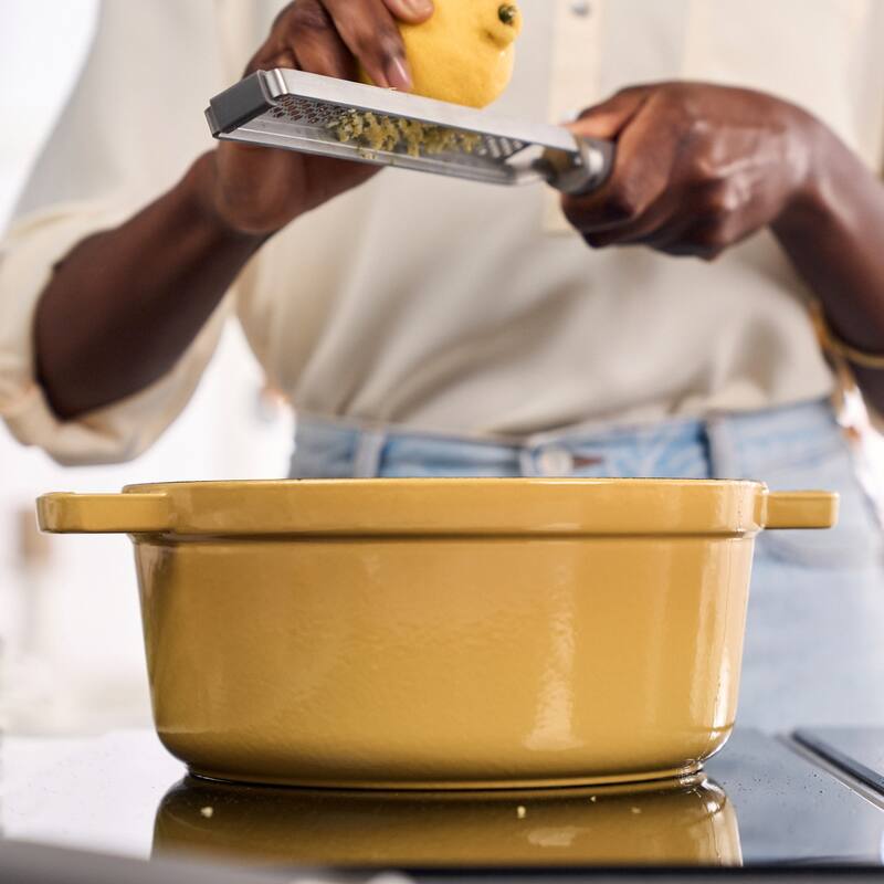 STAUB Cast Iron 4-qt Round Cocotte