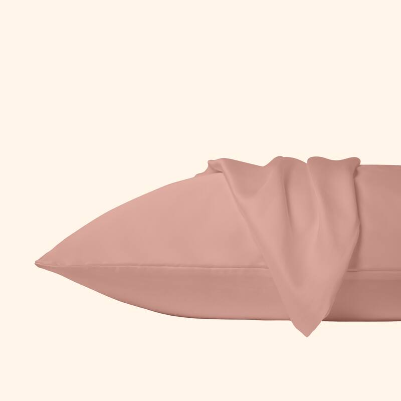 SHINE Good Morning Angel Satin Pillowcase 2-Piece Set to Elevate Your Back-to-School Dorm Style