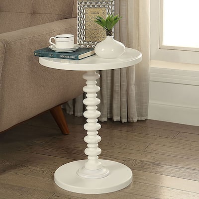 Round Wooden Side Table