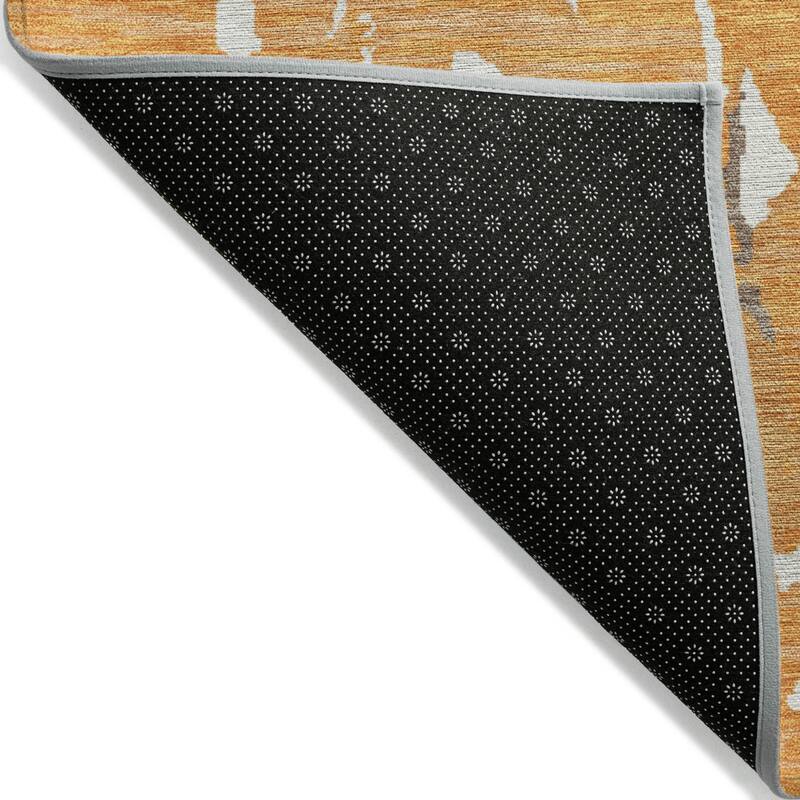 HomeRoots Striped Transitional Rectangle Outdoor Rug