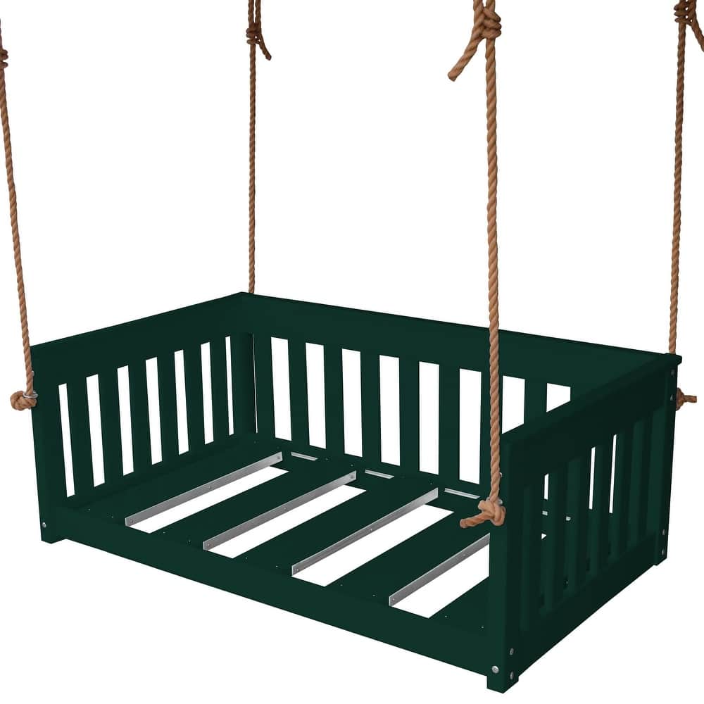 Poly Lumber Deep Seating Mission Swing with Rope