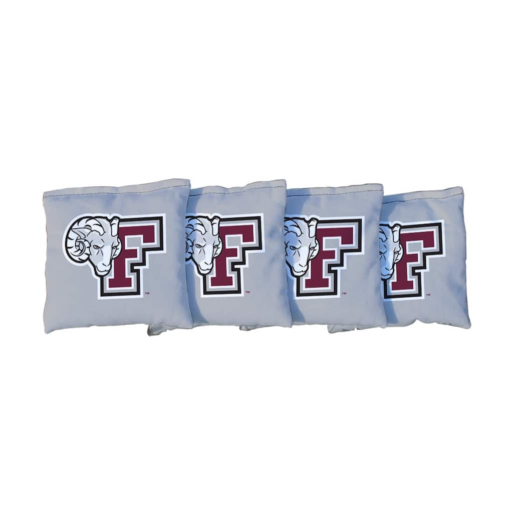 Gray Fordham University Rams Cornhole Bags