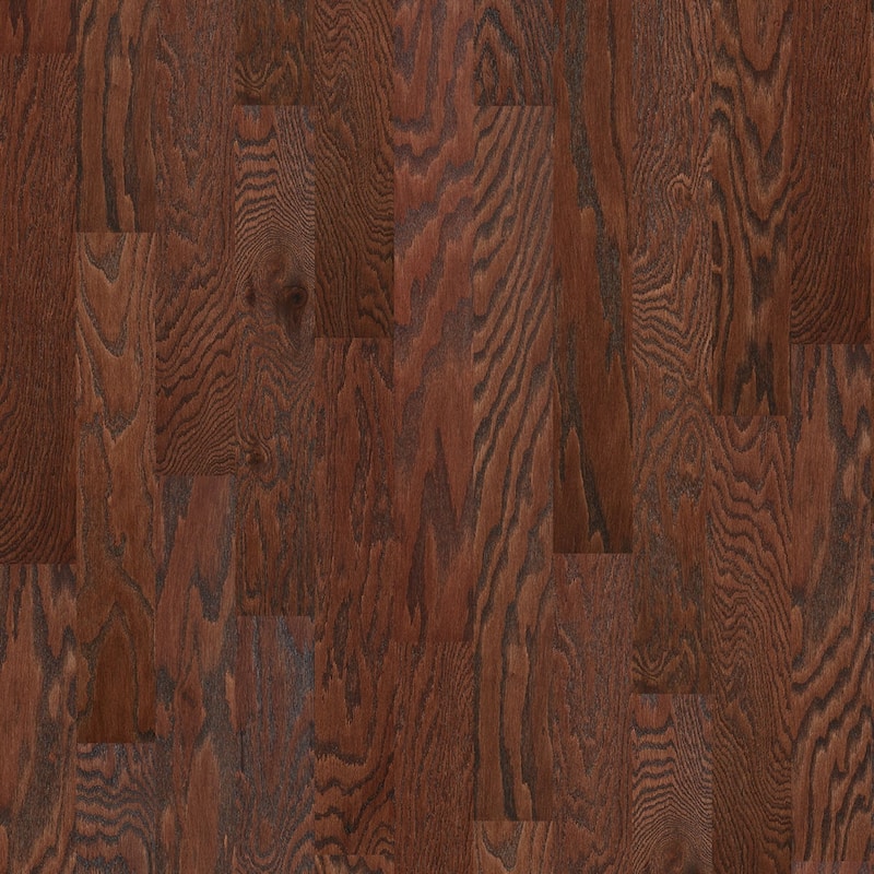 Shaw Albright Oak 5" Wide Smooth Engineered Red Oak Hardwood Flooring - Hazelnut