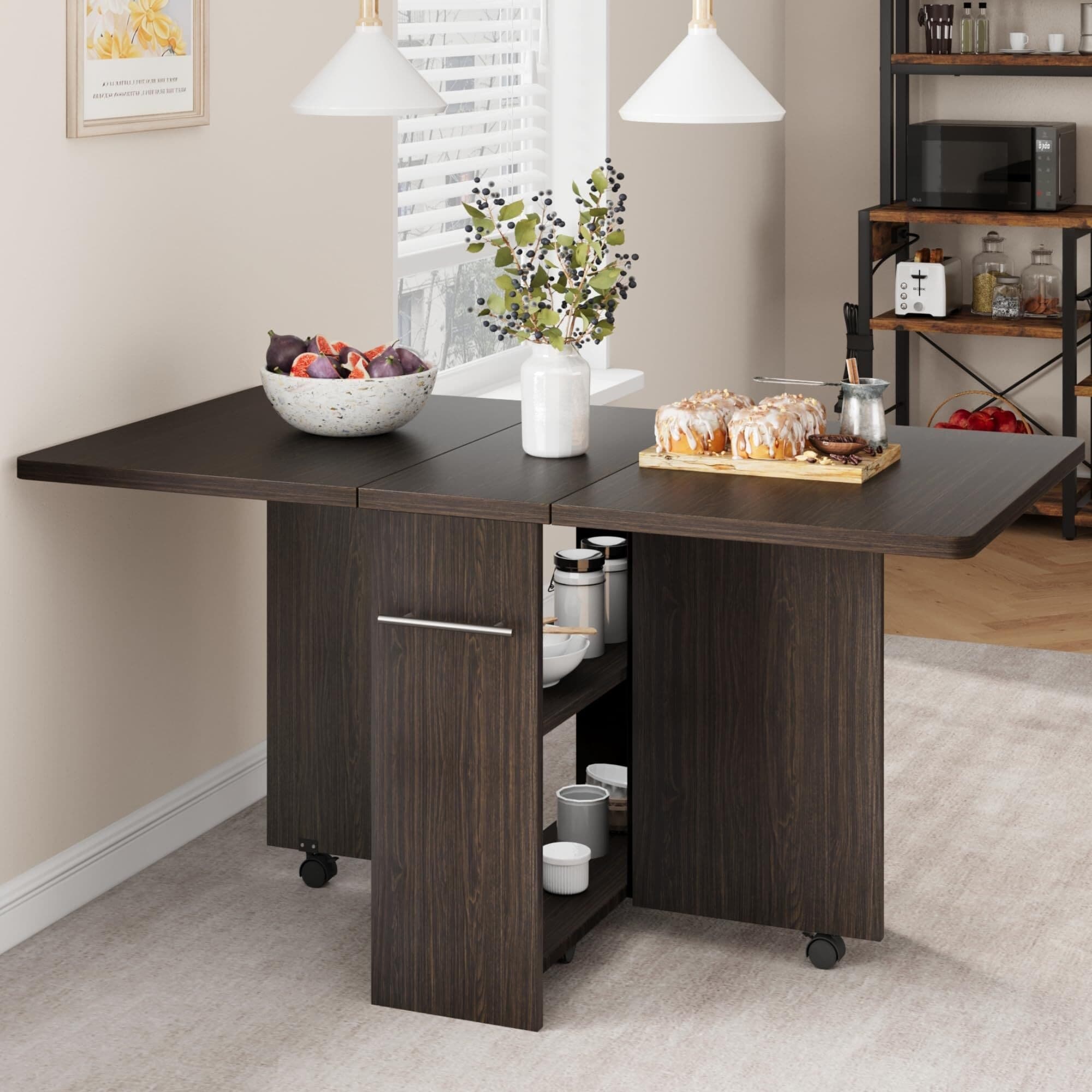 2 seater space outlet saver dining table