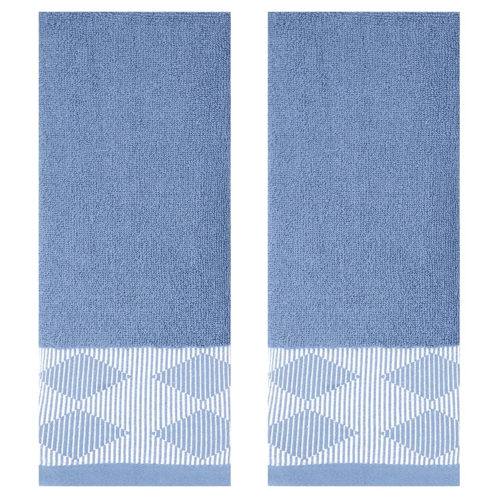 Diamond Patterned Hand Towel, Thick Cotton Absorbent Face Soft Towels for Spa, Bath, Gym, Kitchen