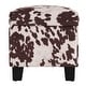 preview thumbnail 6 of 9, Sauganash Cowhide Print Lift Top Storage Bench by iNSPIRE Q Bold