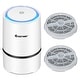 preview thumbnail 1 of 10, Costway Air Purifier Mini Ionic HEPA W/2pcs 3-in-1 Composite HEPA White