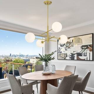 Caucy 4-Light Sputnik Modern Chandelier-UL - 32 inches