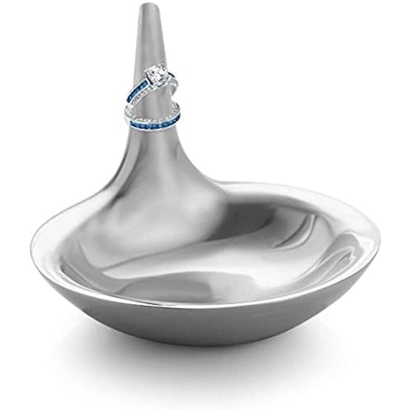 Nambe Mira Ring Holder - 4.5" x 4.5" x 3.75"