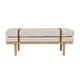 preview thumbnail 49 of 60, HomePop upholstered Bench with Wood Base