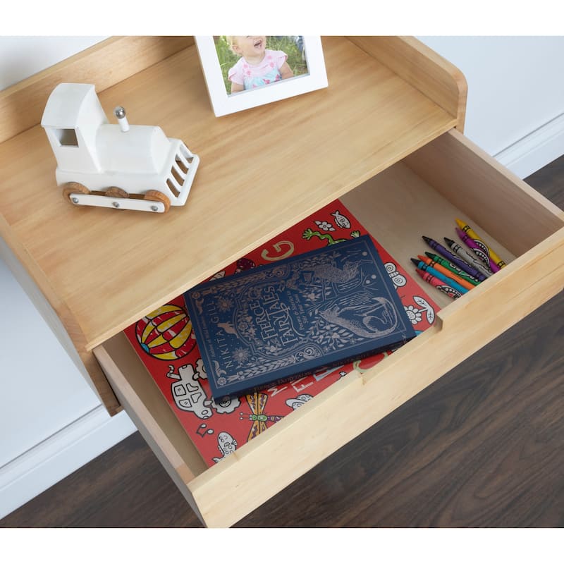 Kate and Laurel Kitt Premium Sold Wood Floating Shelf Side Table