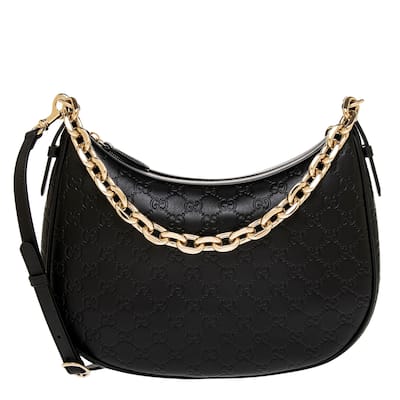 Gucci GG Emblem Large Shoulder Bag
