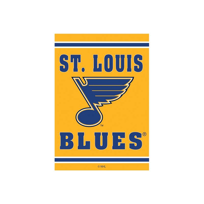 Embossed Suede Flag, House Size, St Louis Blues