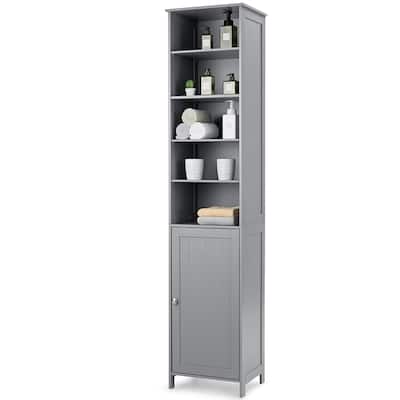 72 Inches Tall Cabinet Bathroom Free Standing Tower Cabinet