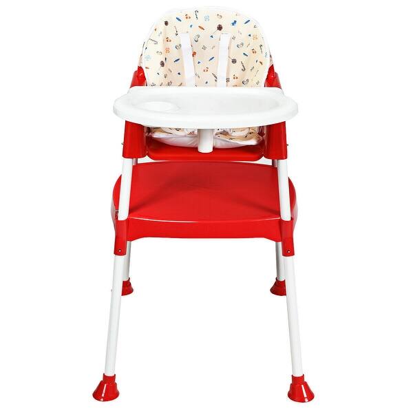 Shop Costway 3 In 1 Baby High Chair Convertible Table Seat Booster
