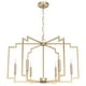 preview thumbnail 2 of 5, Hunter Zoanne 6-Light Modern Geometric Chandelier - Entry, Dining Room - Contemporary, Transitional