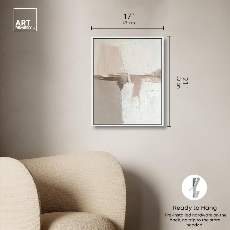 Sandstone Impressions Canvas by Art Remedy