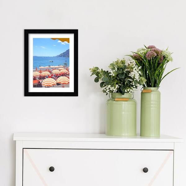 slide 1 of 80, Arienzo Beach Club by Rachel Dowd Framed Wall Art Print
