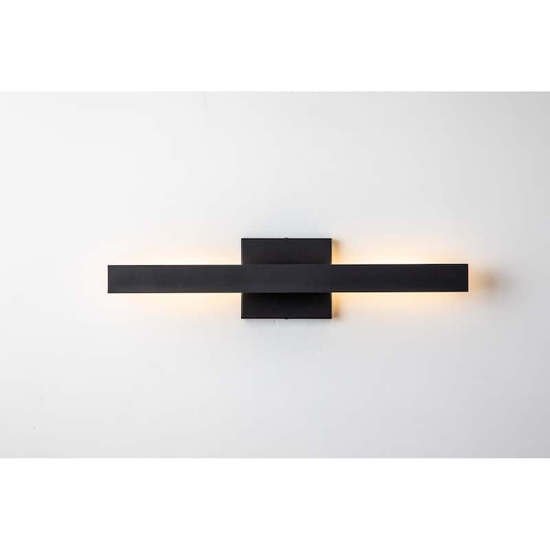 1-Light Modern 20" Aluminum Waterproof IP55 LED Outdoor Wall Light - 20"H