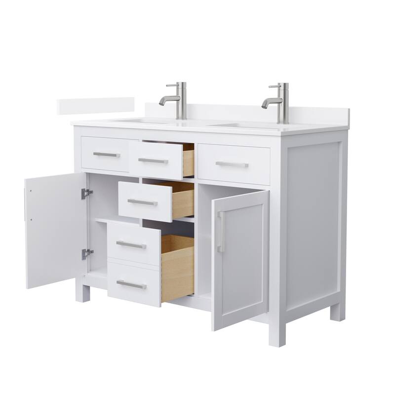 Wyndham Collection WCG2424-48D-QTZ-UNSMXX Beckett 48" Free Standing