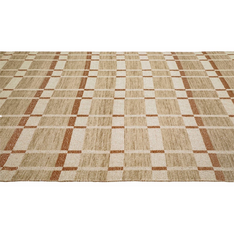 Terra by Obeetee Aurora Block Beige Rug