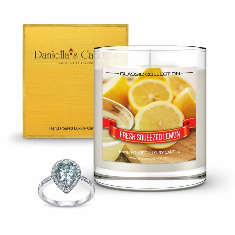 DANIELLA'S CANDLES Fresh Squeezed Lemon Jewelry Candle - earrings - earrings