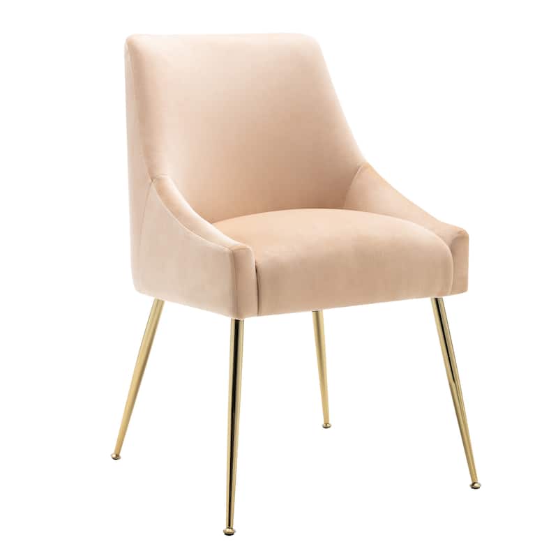 Arcadia Contemporary Velvet Upholstered Accent Chair (Set of 2)