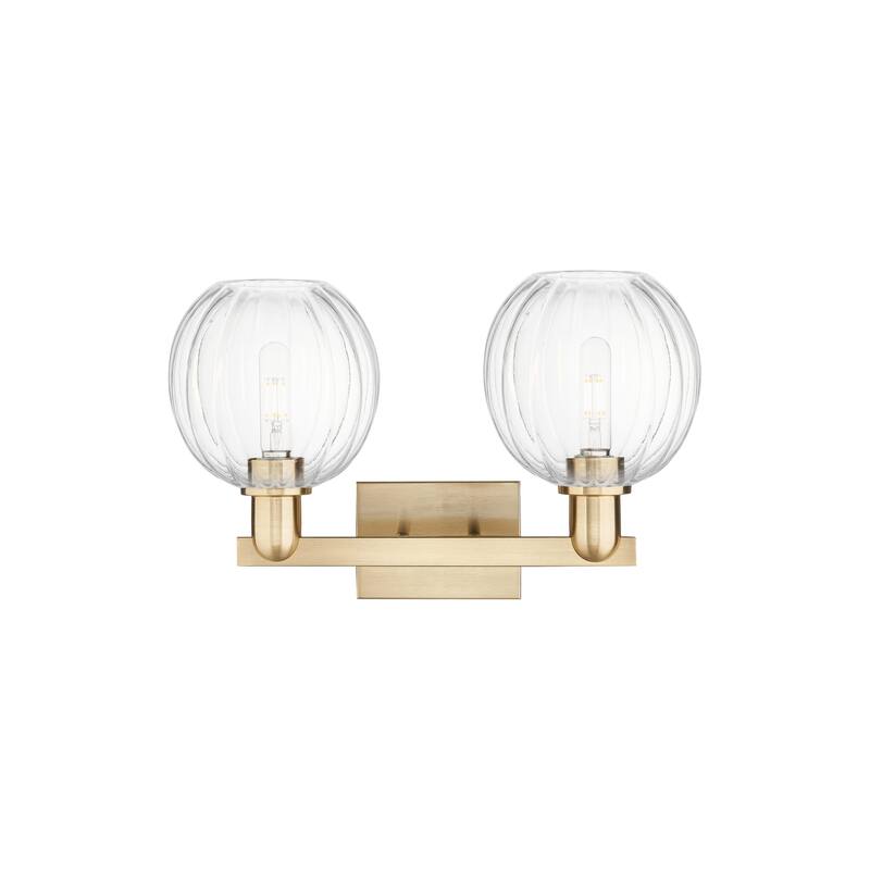 Innovations Lighting Downtown Urban - Preston - 2 Light 16" Globe Shade Bath Vanity Light