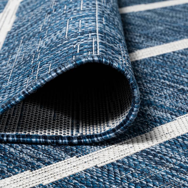 JONATHAN Y Andratx Berber Stripe Indoor/Outdoor Area Rug