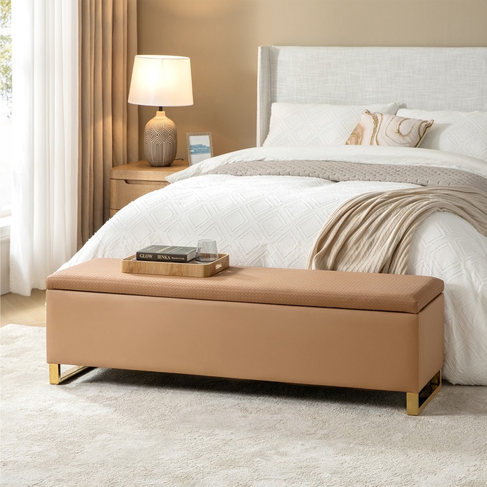 Rebeca Modern Storage Bench with Ottomans by HULALA HOME
